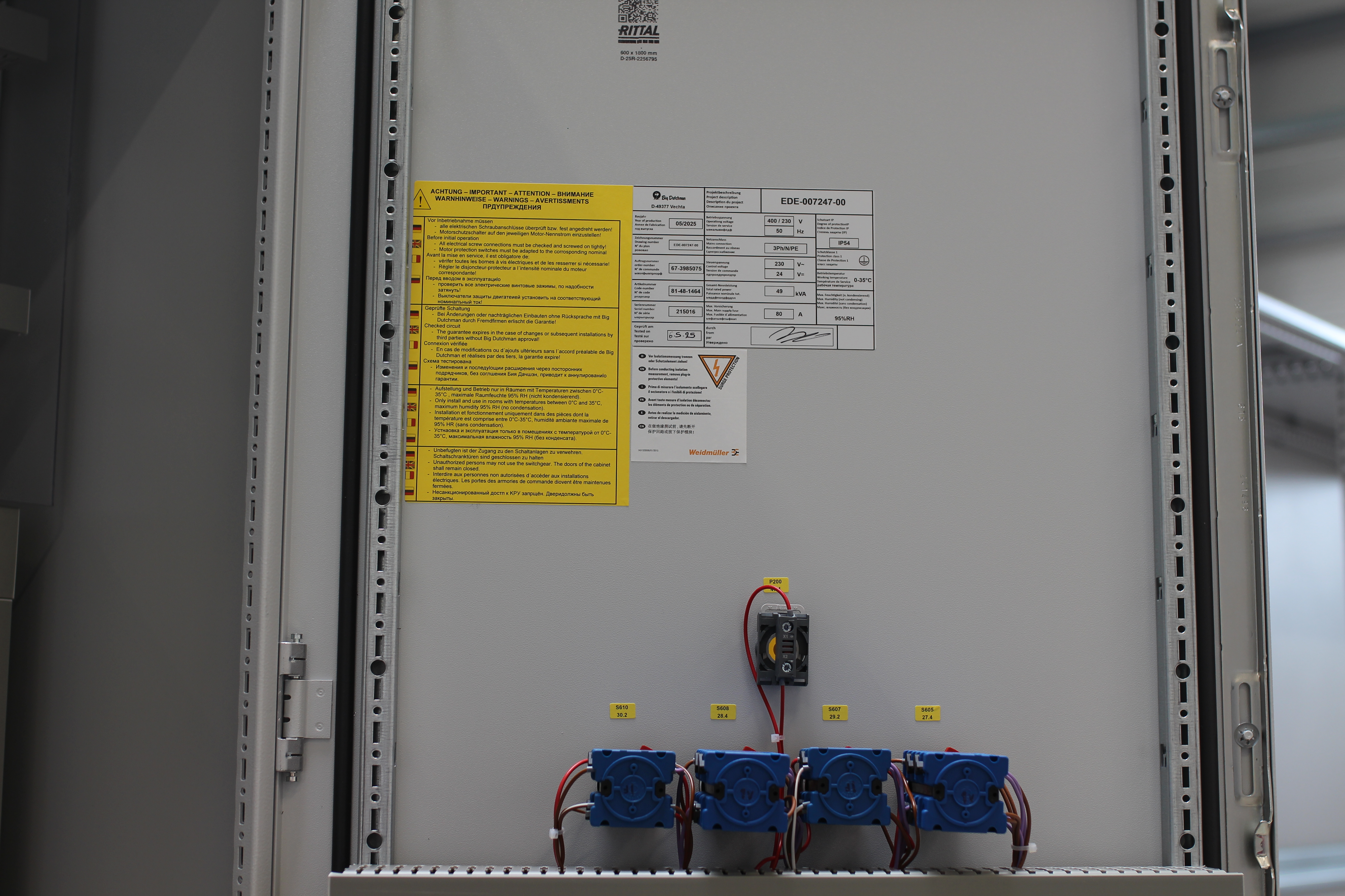 Control cabinet Ibertec manure removal